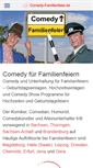 Mobile Screenshot of comedy-familienfeier.de